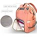 Ticent Diaper Bag Multi-Function Waterproof Travel Backpack Nappy Bags for Baby Care - Large Capacity, Stylish and Durable, Orange