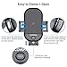 FLOVEME Wireless Car Charger Mount - IR Sensor 15W QI Fast Car Wireless Charger Auto Clamping Air Vent Dashboard Car Phone Charger Holder Compatible with iPhone 11 pro X XS Max Xr 8 Samsung Google
