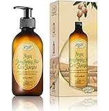 Hair Strengthening Argan Shampoo - Exclusive Herbal Oils Blend - Daily Moroccan Sulfate & Paraben Free Shampoo 10.1 oz to Strengthen & Promote Healthy Growth