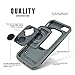 Rokform iPhone 6/6s Rugged Series Military Grade Magnetic Protective Phone Case with twist lock & universal magnetic car mount (Black) 302201