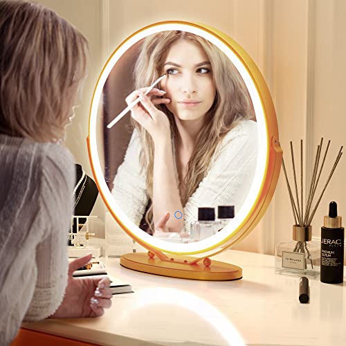 Vlsrka 20 inch Makeup Mirror Vanity Mirror with Lights, 3 Color