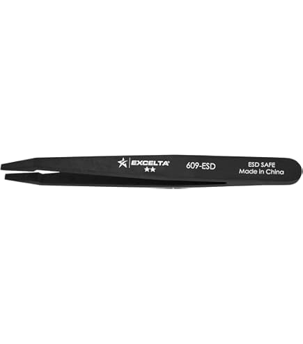 Excelta 159-RT-ET Tweezers, Replaceable Carbon Fiber 0.012 - View #3