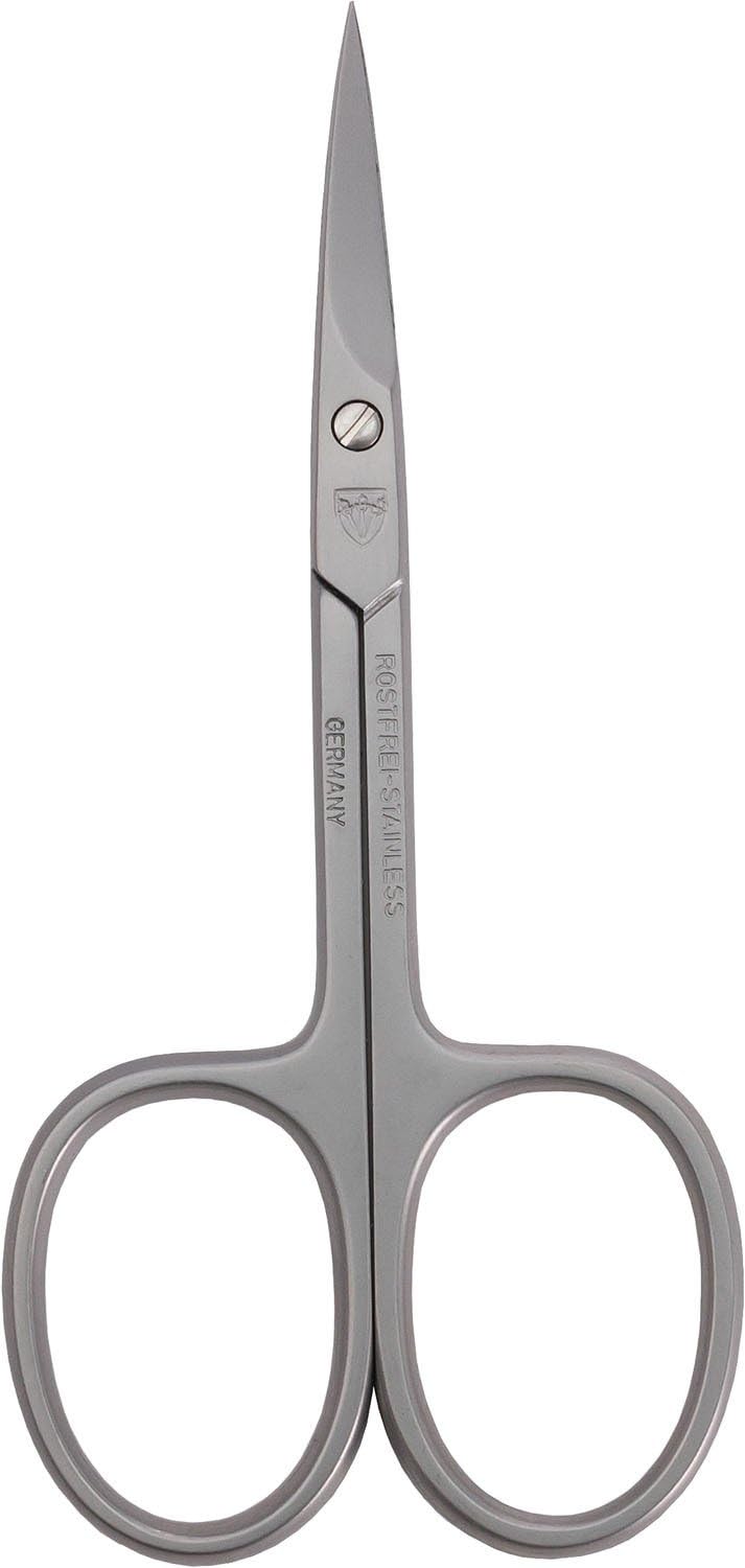 3 Swords Germany - brand quality STAINLESS STEEL INOX CURVED CUTICLE SCISSORS with case, manicure pedicure grooming - professional finger & toe nail care by 3 Swords, Made in Solingen Germany (00112): Home Improvement