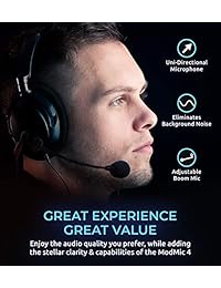 Micrófono acoplable ModMic de Antlion Audio Uni Directional, Muteless