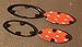 Front & Rear Glossy Badge Emblem For 2011-Up Compatible with Impreza Models (Aftermarket Product NOT OEM) (Red)