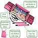 Car Seat Tray Pink (or Blue) | Kids Travel Tray Perfect for Stress-Free Travel | Fun Lap Desk for Kids | Toddler Travel Tray | Nifty Kids Activity Tray