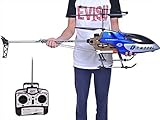 53 Inch Extra Large GT QS8006 2 Speed 3.5 Ch RC Helicopter Builtin GYRO Blue