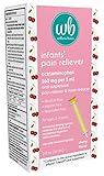 Wellness Basics Infants' Pain & Fever Relief Acetaminophen Liquid, Cherry, 2 Fluid Ounce