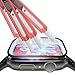 [2-Pack] Apple Watch serie 4 44MM Screen Protector, Huaiun [9H Hardness] [Anti-Scratches] [Anti-Fingerprint] Tempered Glass Screen Protector Film Compatible Watch serie 4 44MM [Black]