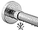 BRIOFOX Tension Curtain Rods 27-43 Inches, Never Rust and Non-Slip Spring Tension Rod, Polished 304 Stainless Steel