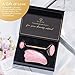 Esmee Beauty and Lifestyle Jade Roller and Gua Sha Facial Tool Set – Anti Aging Face Massager Supports Lymphatic Drainage and Reduces Eye Puffiness and Under-Eye Circles