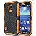 Cocomii Hand Grenade Galaxy S5 Active Case, Slim Thin Matte Vertical & Horizontal Kickstand Reinforced Drop Protection Fashion Phone Case Bumper Cover Compatible with Samsung Galaxy S5 Active (Orange)