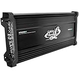 Lanzar Amplifier Car Audio, 4,000 Watt, 6 Channel, 2 Ohm, Bridgeable 4 Ohm, MOSFET, RCA Input, Bass Boost, Mobile Audio, Amplifier for Car Speakers, Car Electronics, Wireless Bluetooth (HTG668BT)