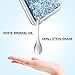 Caka Galaxy S9 Case, Galaxy S9 Glitter Case Liquid Series Luxury Fashion Bling Flowing Liquid Floating Sparkle Glitter Soft TPU Case for Samsung Galaxy S9 (Blue)