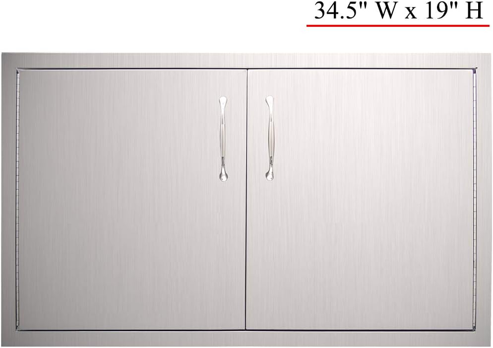 Best Stainless Steel Outdoor Kitchen Double Doors