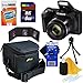 Canon Powershot SX420 IS 20 MP Digital Camera with 42x Optical Zoom and Built-In Wi-Fi (Black) + 7pc 8GB Accessory Kit w/ HeroFiber Ultra Gentle Cleaning Cloth