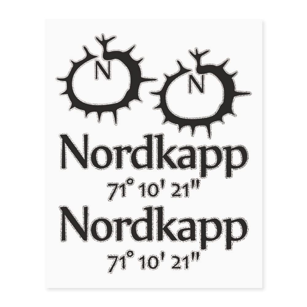 4R Quattroerre.it Sticker Adventure Nordkapp Super Transparent, 20 x 24 cm
