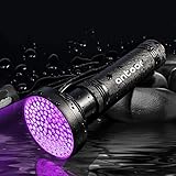 Blacklight Flashlight UV 100 LED,100 LED 395 nm Ultraviolet Blacklight Detector for Dog Urine,Hotel Rooms,Pet Stains and Bed Bug.