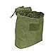 Tactical Compact Roll-Up Pouch Folding Dump Pouch Magazines Elastic Draw Cord MOLLE PALS Shooting Gear 7.5”L X 8.5”H X 3.5”W (Green)
