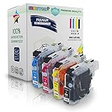 ND® LC101 LC103 LC105 LC107 Refillable Ink Cartridges with Auto Reset Chips for Brother MFC-J285DW, MFC-J4310DW, MFC-J4410DW, MFC-J4510DW, MFC-J4610DW, MFC-J470DW, MFC-J4710DW, MFC-J475DW, MFC-J650DW, MFC-J870DW, MFC-J875DW Printers