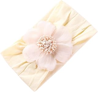 Lazzboy Baby Mädchen Neugeborene Kleinkind Haarbänder Und Schleifen Kind Haarschmuck Stirnband Mit Bogen Elastisches Für 0-24 Monaten