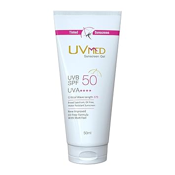 Uvmed Tinted Sunscreen Gel with SPF 50