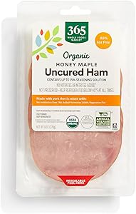 365 by Whole Foods Market Organic Honey Maple Sliced Ham, 6 OZ