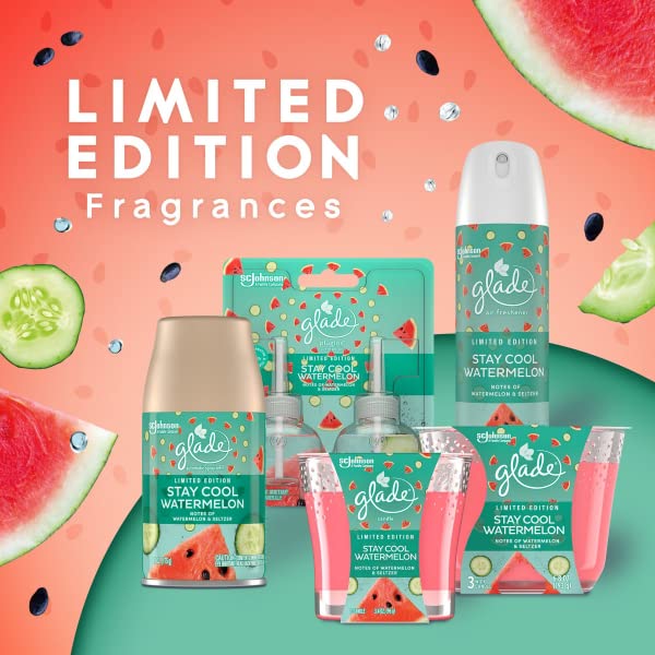 GLADE AREA_DEODORIZER (STAY COOL WATERMELON, 6.2 OUNCE (PACK OF 1))