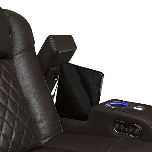 Seatcraft Anthem Home Theater Seating Top Grain Leather Power
