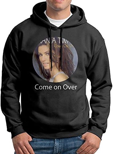 Men's Unique Come On Over Shania Twain Hoodies Black