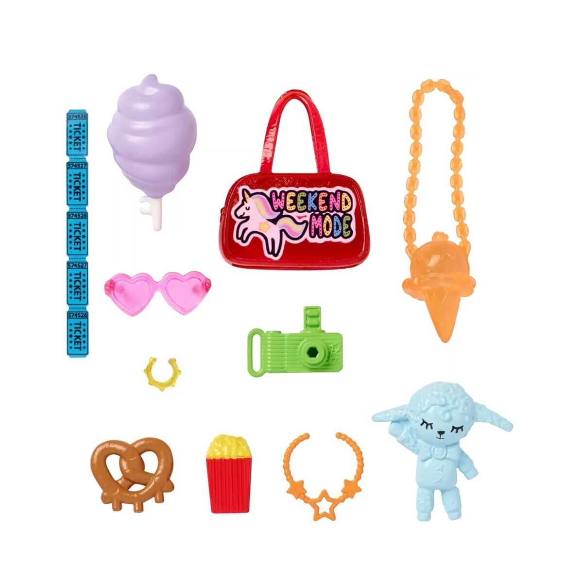 Barbie Accessories Set | Weekend Mode Mattel GHX35 | Accessories for Doll