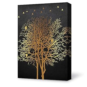 Canvas Wall Art for Living Room,Bedroom Home Artwork Paintings Quiet Forest Ready to Hang - 12x18 inches