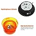 MATCC Car Truck LED Emergency Strobe Light Magnetic Warning Beacon Lights with 12v Cigarette Lighter Plug Amber