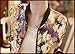 Orangesky Women Stand Collar Long Sleeve Zipper Floral Printed Bomber Jacket (S)