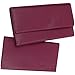 Access Denied RFID Blocking Womens Leather Wallet and RFID 6 Card Checkbook Cover Holder