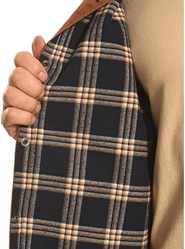 Forge Workwear Men's Lined Shirt Jacket Brown X-Large