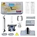 NB North Bayou Sit Stand Desk Converter Height Adjustable Standing Desk Workstation for 22''-35'' Monitor Mount Arm with Keyboard Tray FC35 (White-for 22''-35'' Monitor Within 6.6~19.8 lbs)