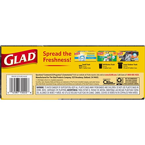 6 Glad+Extra+Strong+Large+Drawstring