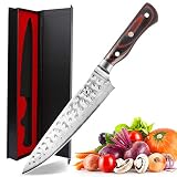 Imarku Chef knife, Pro Japanese Damascus Knife 8-Inch Chefs Knife German Stainless Steel Sharp Kitchen Knives with Ergonomic Handle