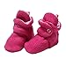 Zutano Cozie Fleece Booties Unisex Solid and Stripe Two Tone Baby Bootie