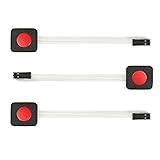 JESSINIE 3Pcs 1x1 1 Key Membrane Switch Red MG001AA