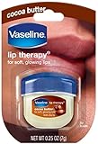 Vaseline Lip Therapy Cocoa Butter, .25 oz