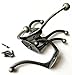 8 Pieces Coat Hooks Wall Mounted 35 LB Utility Hooks Heavy Duty Cup Metal Hooks Dual Robe Hook Rustic Hooks Double Hooks Coat Hanger 18 Pieces Screws (Bronze Color)