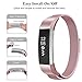 SWEES Fitbit Alta HR and Alta Bands Metal, Milanese Stainless Steel Replacement Accessories Metal Small & Large Band for Fitbit Alta HR and Alta, Rose Pink