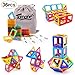 Tomons Magnetic Blocks Building Set for Kids, Magnetic Tiles Educational Building Construction Toys for Boys and Girls with Storage Bag-36pcs