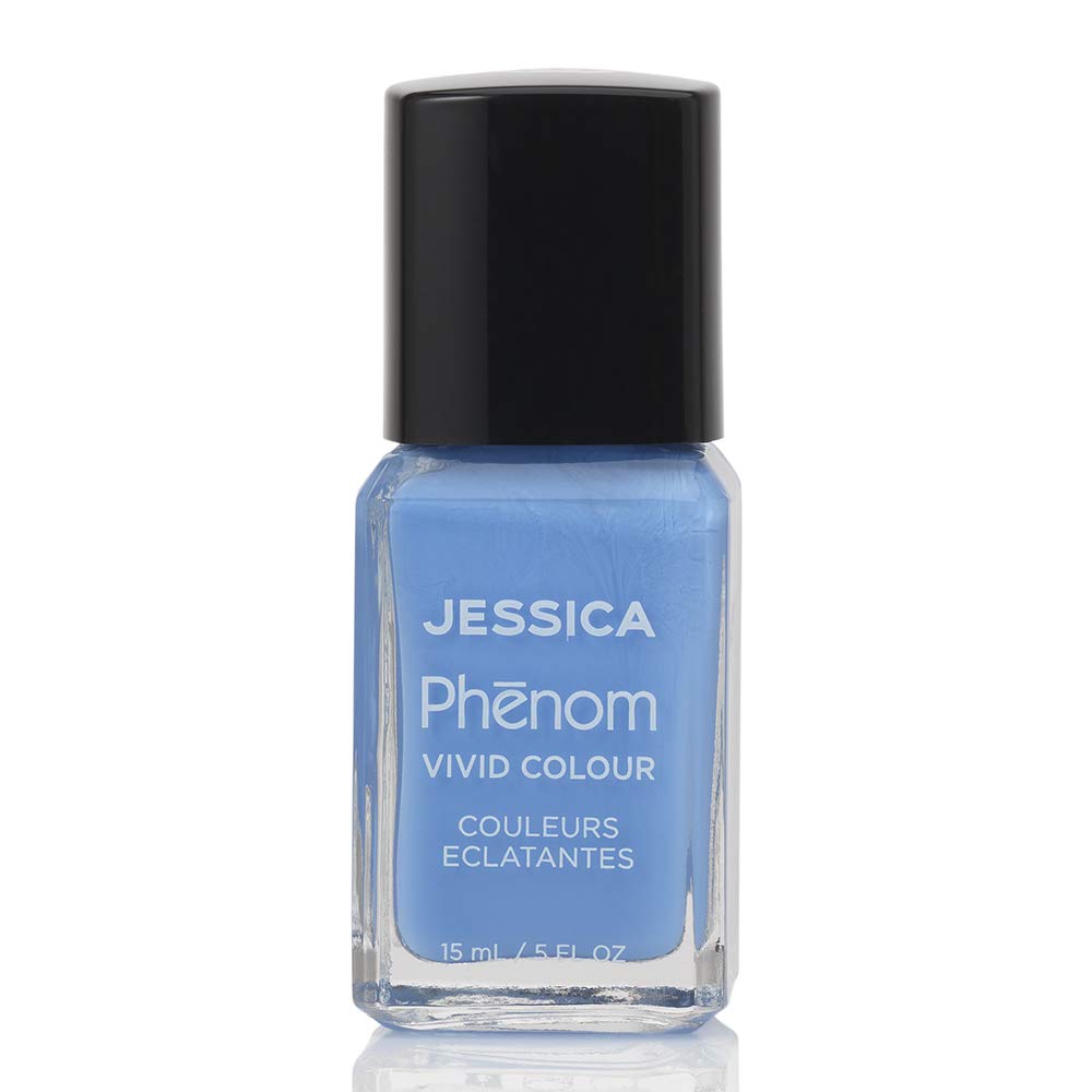 JESSICA Phenom Vivid Colour Nail Polish | Long-Lasting Gel-Like Nail Polish, No UV Lights Needed | Vivid & Pigmented Colours | Copacabana Beach | 14 ml