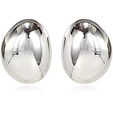 KELMALL 18K Gold Hoop Earrings for Women, Hypoallergenic Chunky Teardrop Round Non Tarnish Drop Statement Earrings for Sensitive Ears