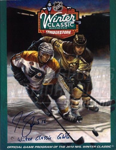 Marco Sturm Boston Bruins Signed Autograph 2010 Winter Classic Official Program At Amazon S Sports Collectibles Store