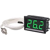 XH-B310 Industrial Digital Thermometer 12V Temperature Meter K-Type M6 Thermocouple Tester -30~800℃ Thermograph High Accuracy