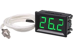 XH-B310 Industrial Digital Thermometer 12V Temperature Meter K-Type M6 Thermocouple Tester -30~800℃ Thermograph High Accuracy